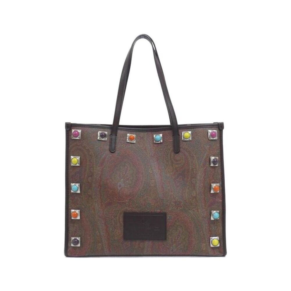 Etro Coated Canvas Tote Bag